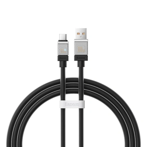 Kabel Baseus CoolPlay USB-A/USB-C 100W 1m (czarny)
