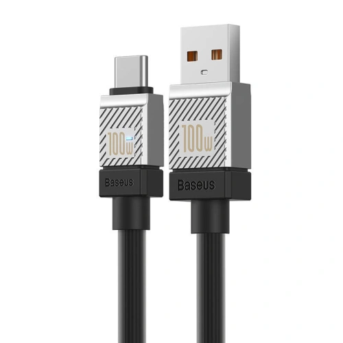 Kabel Baseus CoolPlay USB-A/USB-C 100W 1m (czarny)