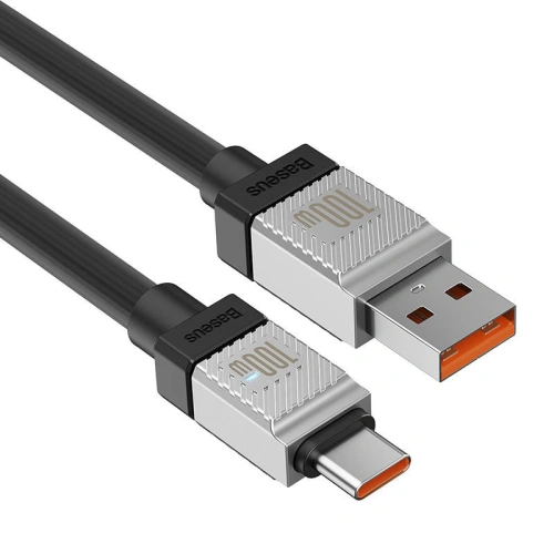 Kabel Baseus CoolPlay USB-A/USB-C 100W 1m (czarny)