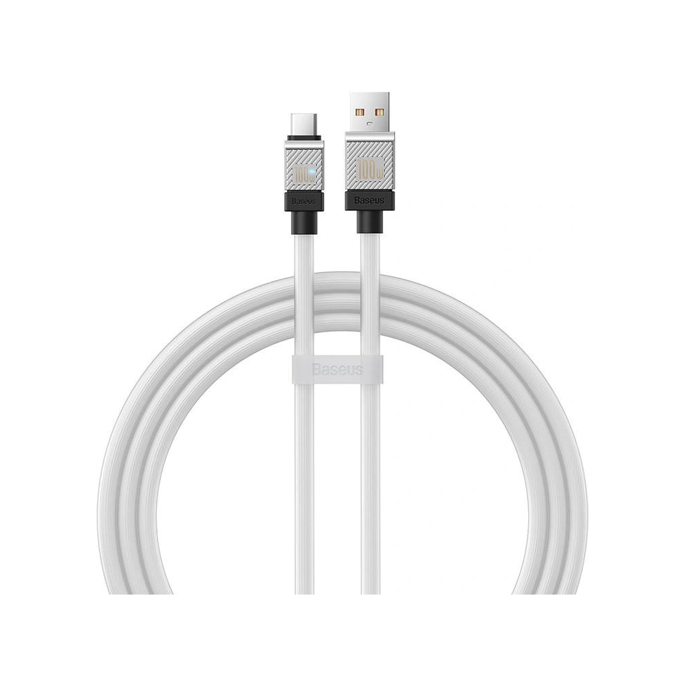 Hurtownia GSM - Kabel Baseus CoolPlay USB-A/USB-C 100W 1m (bílý) - BSU4400 - {ean13} - Hurt