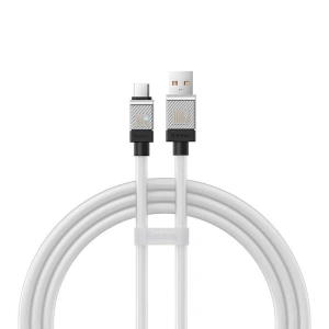 Kabel Baseus CoolPlay USB-A/USB-C 100W 1m (biały)