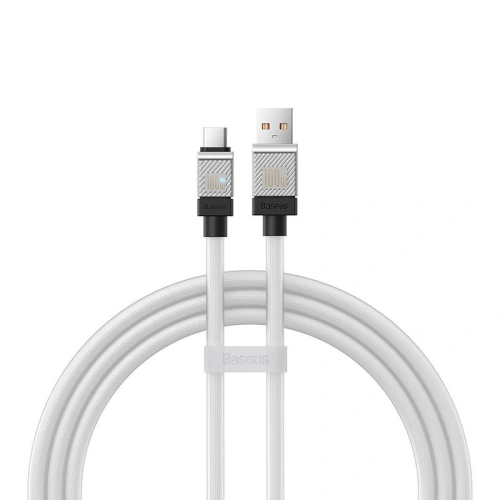 Kabel Baseus CoolPlay USB-A/USB-C 100W 1m (biały)