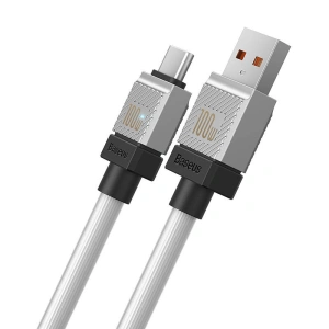 Kabel Baseus CoolPlay USB-A/USB-C 100W 1m (biały)