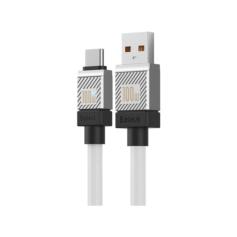 Hurtownia GSM - Kabel Baseus CoolPlay USB-A/USB-C 100W 1m (bílý) - BSU4400 - {ean13} - Hurt