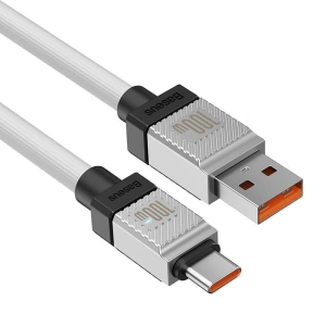 Kabel Baseus CoolPlay USB-A/USB-C 100W 1m (biały)