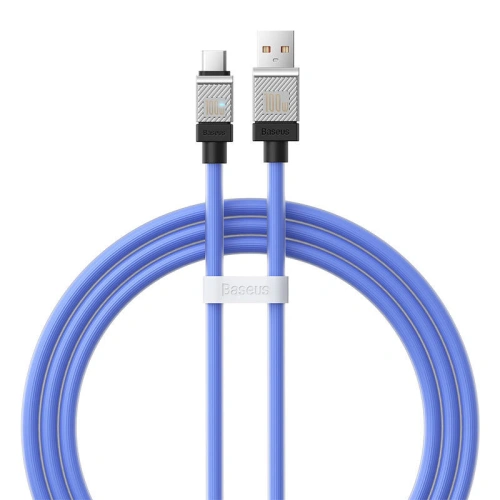 Kabel Baseus CoolPlay USB-A/USB-C 100W 1m (niebieski)