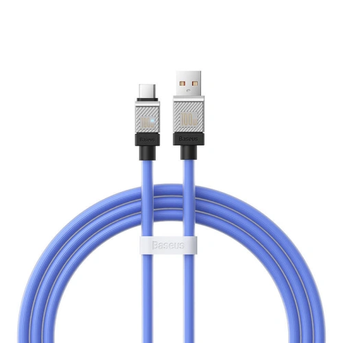 Kabel Baseus CoolPlay USB-A/USB-C 100W 1m (niebieski)