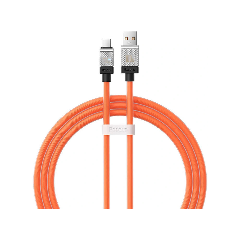 Hurtownia GSM - Kabel Baseus CoolPlay USB-A/USB-C 100W 1m (pomarańczowy) - BSU4402 - {ean13} - Hurt