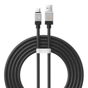 Kabel Baseus CoolPlay USB-A/USB-C 100W 2m (czarny)