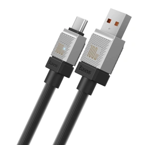 Kabel Baseus CoolPlay USB-A/USB-C 100W 2m (czarny)