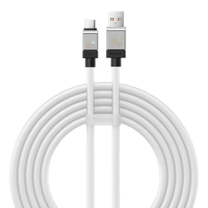 Kabel Baseus CoolPlay USB-A/USB-C 100W 2m (biały)