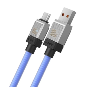 Kabel Baseus CoolPlay USB-A/USB-C 100W 2m (niebieski)