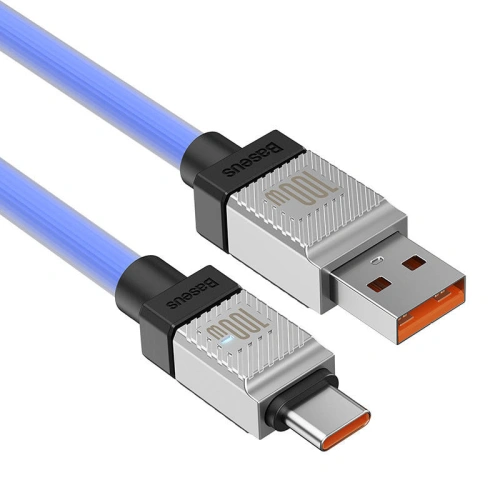 Kabel Baseus CoolPlay USB-A/USB-C 100W 2m (niebieski)