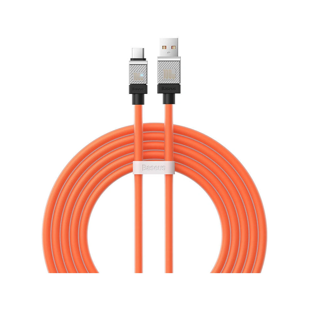 Hurtownia GSM - Kabel Baseus CoolPlay USB-A/USB-C 100W 2m (portocalie) - BSU4406 - {ean13} - Hurt