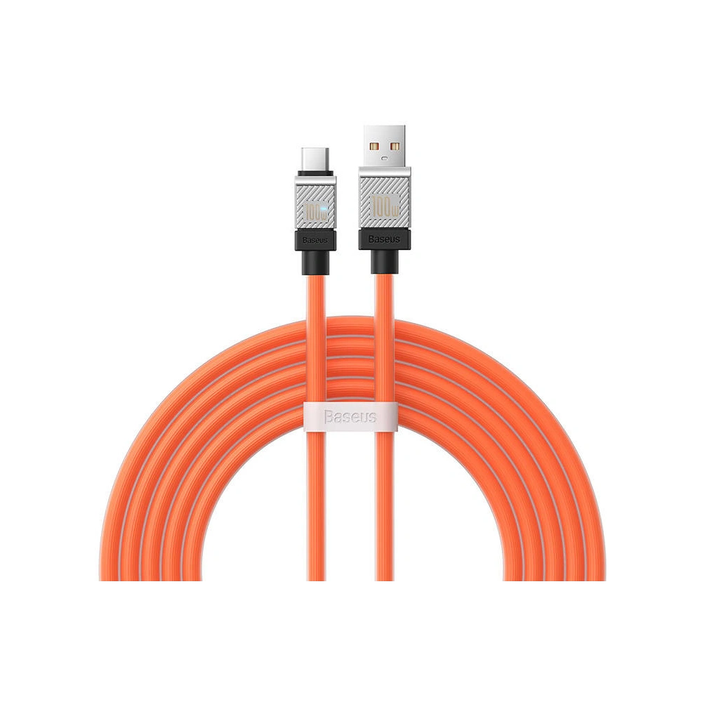 Hurtownia GSM - Kabel Baseus CoolPlay USB-A/USB-C 100W 2m (portocalie) - BSU4406 - {ean13} - Hurt