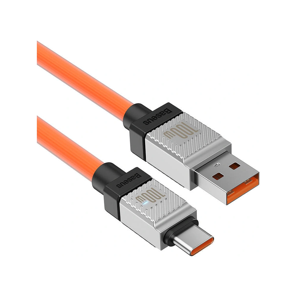 Hurtownia GSM - Kábel Baseus CoolPlay USB-A/USB-C 100W 2m (narancssárga) - BSU4406 - {ean13} - Hurt