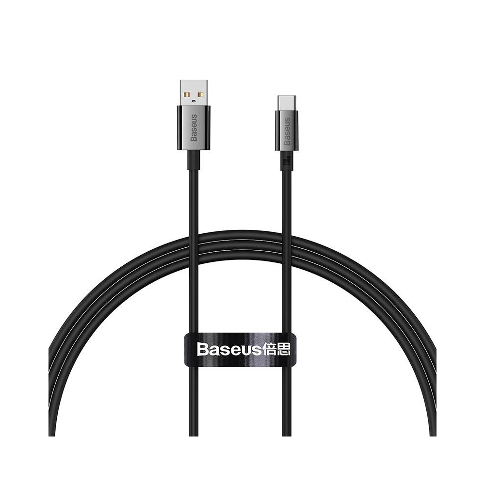 Hurtownia GSM - Cablul Baseus Superior USB-A/USB-C 100W 1m (negru) - BSU4407 - {ean13} - Hurt