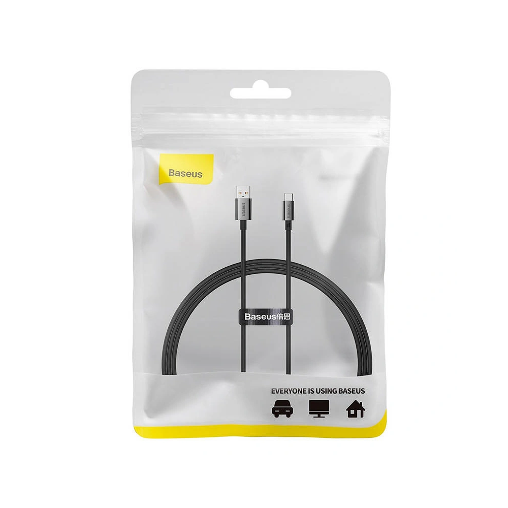 Hurtownia GSM - Cablul Baseus Superior USB-A/USB-C 100W 1m (negru) - BSU4407 - {ean13} - Hurt