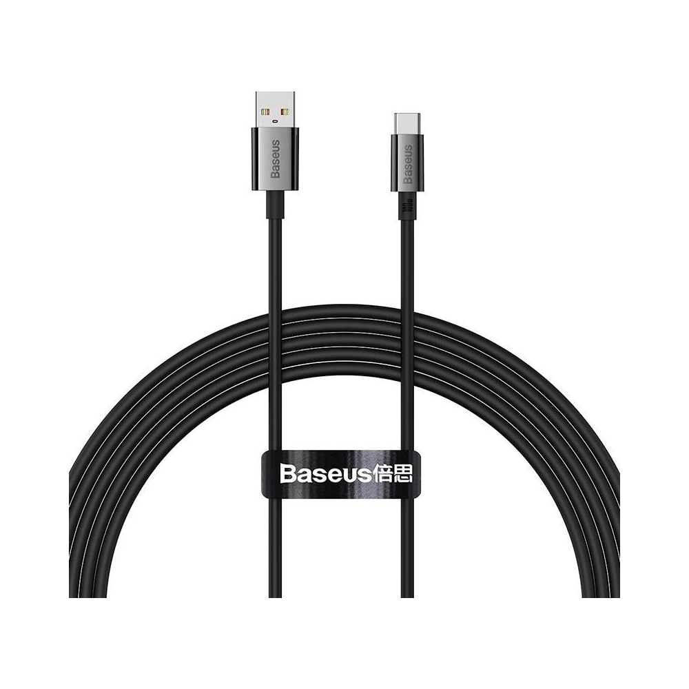 Hurtownia GSM - Cablul Baseus Superior USB-A/USB-C 100W 2m (negru) - BSU4409 - {ean13} - Hurt