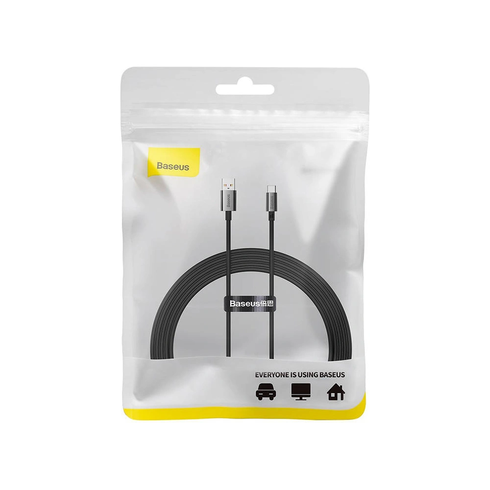 Hurtownia GSM - Cablul Baseus Superior USB-A/USB-C 100W 2m (negru) - BSU4409 - {ean13} - Hurt