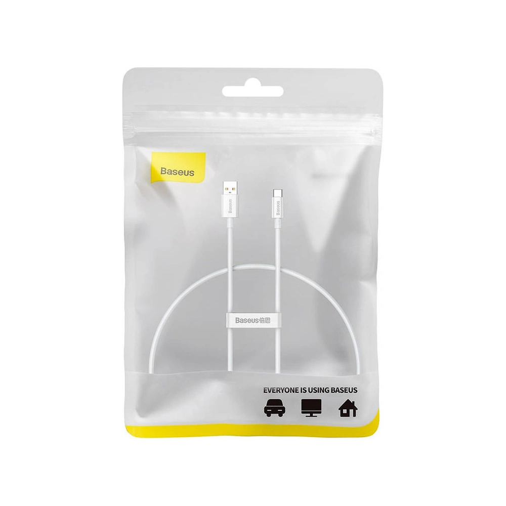 Hurtownia GSM - Kabel Baseus Superior USB-A/USB-C 100W 0.25m (weiß) - BSU4410 - {ean13} - Hurt