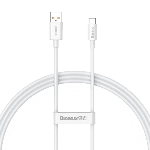 Kabel Baseus Superior USB-A/USB-C 100W 1m (biały)