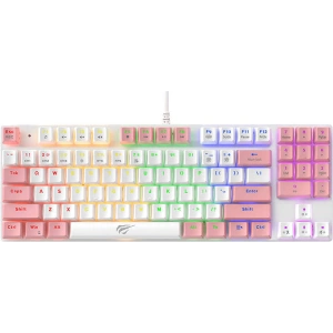 Wholesale HAVIT KB512L PRO Gaming Keyboard (white-pink) - HVT216 - {ean13} - Hurt