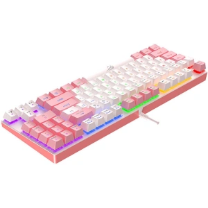 Wholesale HAVIT KB512L PRO Gaming Keyboard (white-pink) - HVT216 - {ean13} - Hurt