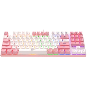 Wholesale HAVIT KB512L PRO Gaming Keyboard (white-pink) - HVT216 - {ean13} - Hurt