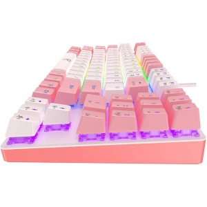 Wholesale HAVIT KB512L PRO Gaming Keyboard (white-pink) - HVT216 - {ean13} - Hurt
