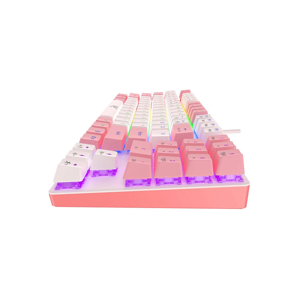 Wholesale HAVIT KB512L PRO Gaming Keyboard (white-pink) - HVT216 - {ean13} - Hurt
