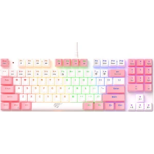 Wholesale HAVIT KB512L PRO Gaming Keyboard (white-pink) - HVT216 - {ean13} - Hurt