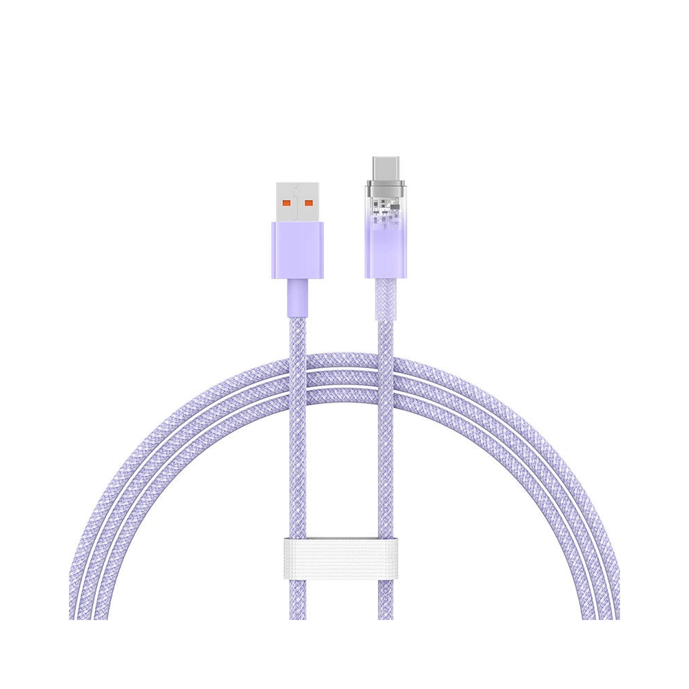 Hurtownia GSM - Kabel Baseus USB-A/USB-C 6A 1m (Fialový) - BSU4417 - {ean13} - Hurt