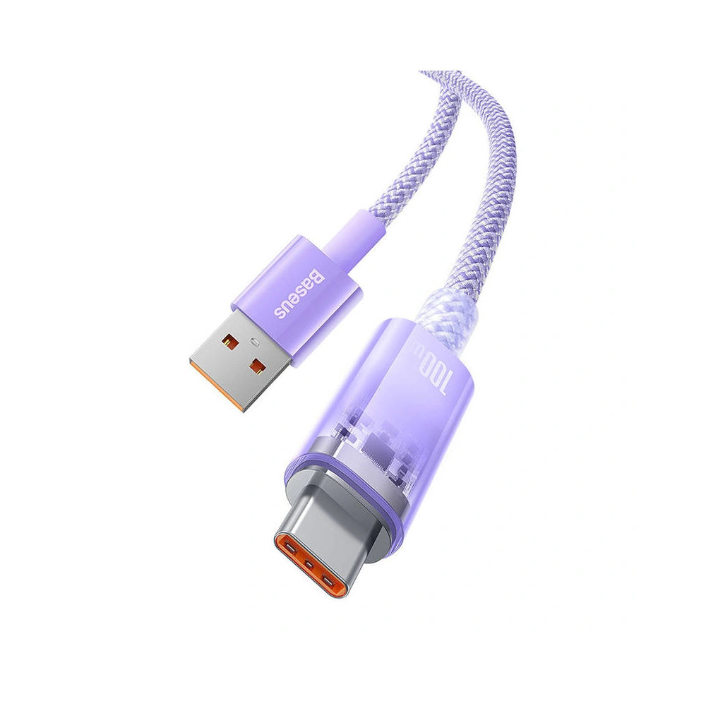 Hurtownia GSM - Kabel Baseus USB-A/USB-C 6A 1m (Fialový) - BSU4417 - {ean13} - Hurt