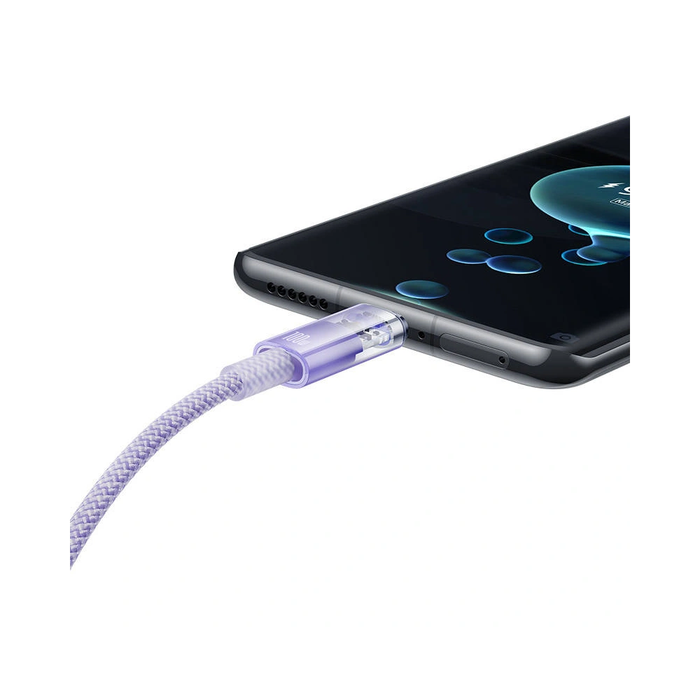 Hurtownia GSM - Kabel Baseus USB-A/USB-C 6A 1m (Fialový) - BSU4417 - {ean13} - Hurt