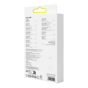 Kabel Baseus USB-A/USB-C 6A 1m (Fioletowy)
