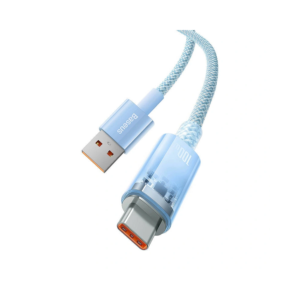 Hurtownia GSM - Cablul Baseus USB-A/USB-C 6A 1m (Albastru) - BSU4418 - {ean13} - Hurt