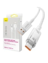 Cablul Baseus USB-A/USB-C 6A 2m (Alb)