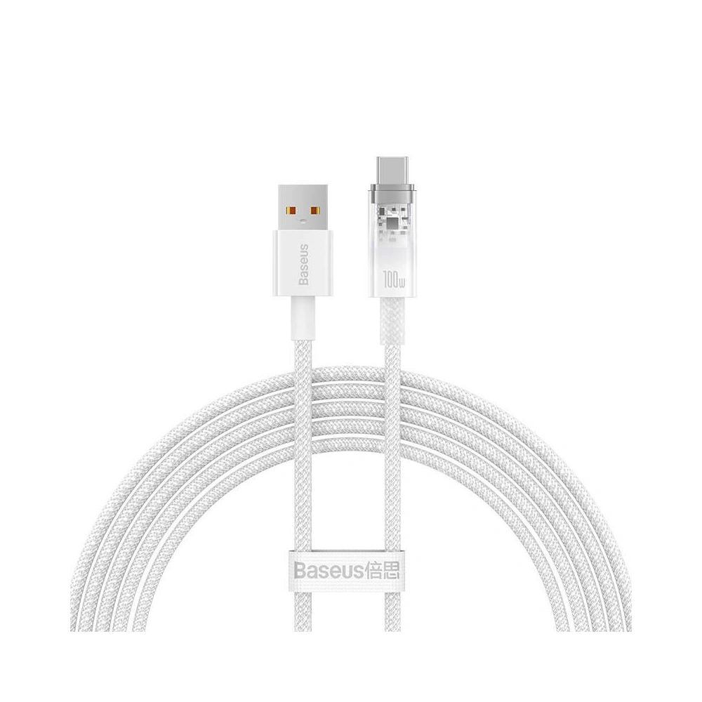 Hurtownia GSM - Kabel Baseus USB-A/USB-C 6A 2m (Bílý) - BSU4419 - {ean13} - Hurt