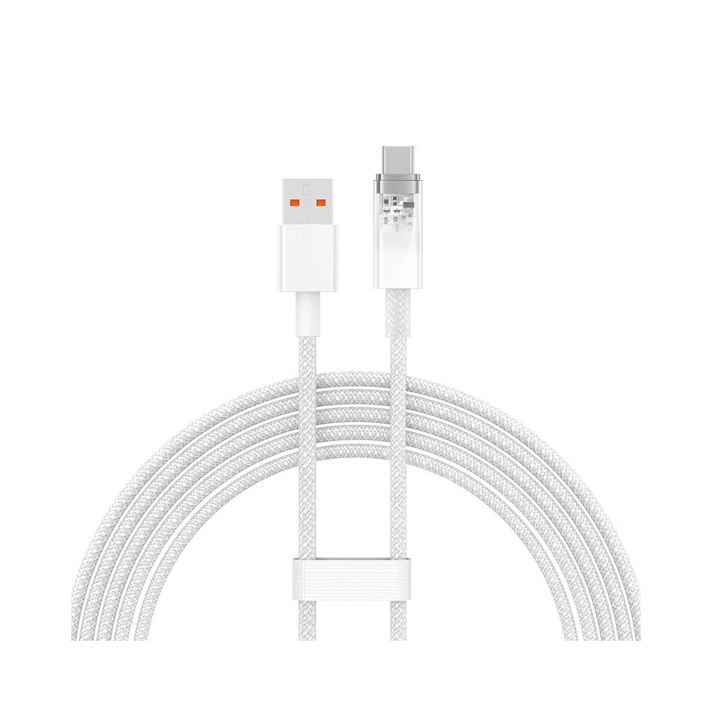Hurtownia GSM - Kabel Baseus USB-A/USB-C 6A 2m (Bílý) - BSU4419 - {ean13} - Hurt