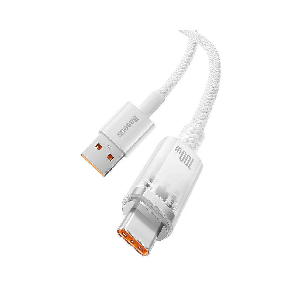 Hurtownia GSM - Kabel Baseus USB-A/USB-C 6A 2m (Bílý) - BSU4419 - {ean13} - Hurt
