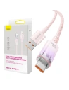 Cablul Baseus USB-A/USB-C 6A 2m (Roz)
