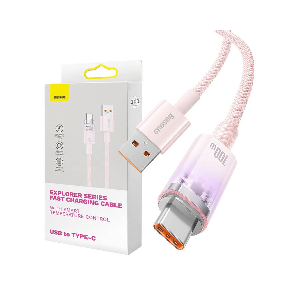 Hurtownia GSM - Cablul Baseus USB-A/USB-C 6A 2m (Roz) - BSU4420 - {ean13} - Hurt