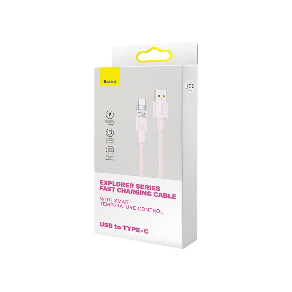 Hurtownia GSM - Cablul Baseus USB-A/USB-C 6A 2m (Roz) - BSU4420 - {ean13} - Hurt