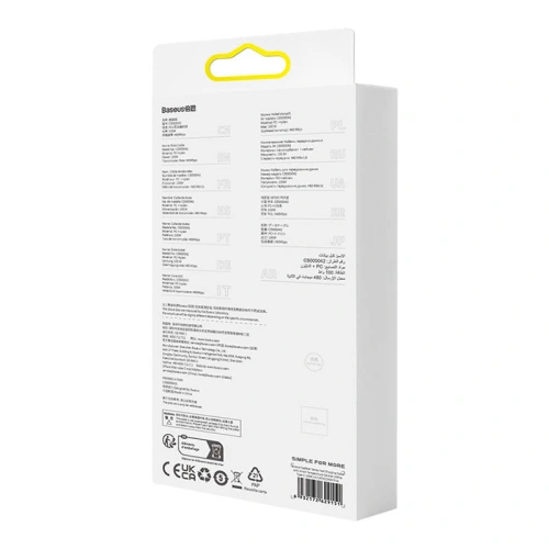 Kabel Baseus USB-A/USB-C 6A 2m (Różowy)