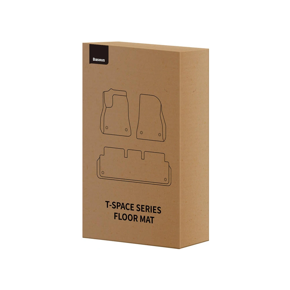 Hurtownia GSM - Covorase auto Baseus T-Space pentru Tesla 3 piese (negru) - BSU4421 - {ean13} - Hurt