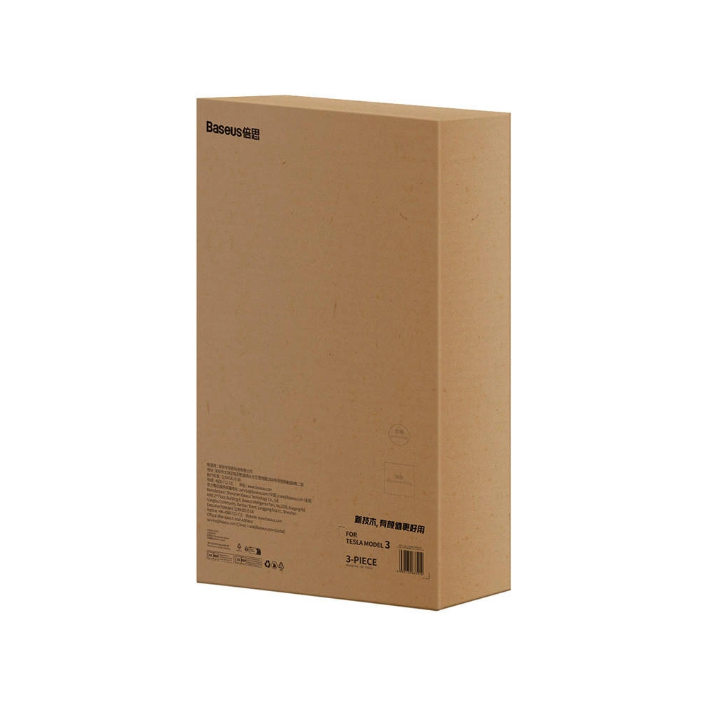 Hurtownia GSM - Covorase auto Baseus T-Space pentru Tesla 3 piese (negru) - BSU4421 - {ean13} - Hurt