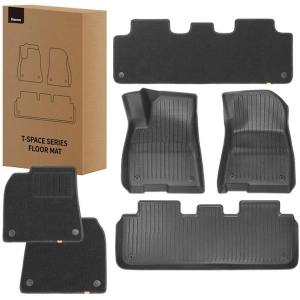 Wholesale Baseus T-Space Car Floor Mats Tesla 6 parts (black polypropylene) - BSU4423 - {ean13} - Hurt