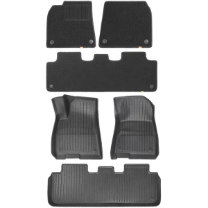 Wholesale Baseus T-Space Car Floor Mats Tesla 6 parts (black polypropylene) - BSU4423 - {ean13} - Hurt