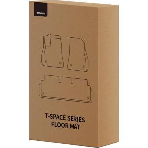Wholesale Baseus T-Space Car Floor Mats Tesla 6 parts (black polypropylene) - BSU4423 - {ean13} - Hurt